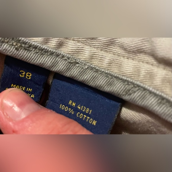 Polo Ralph Lauren cargo shorts men's 38x10 khaki light brown cotton preppy - Picture 7 of 12